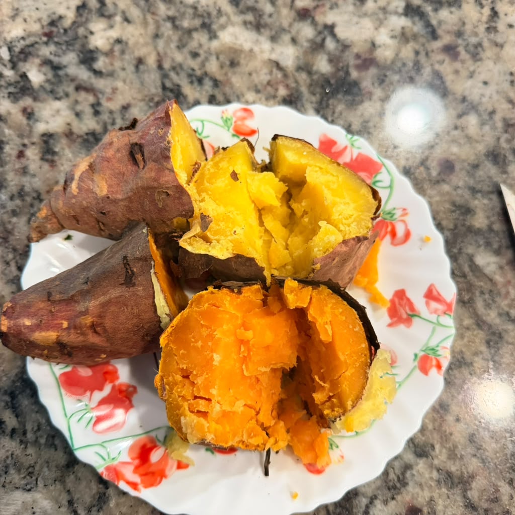 cooked sweet potatoes